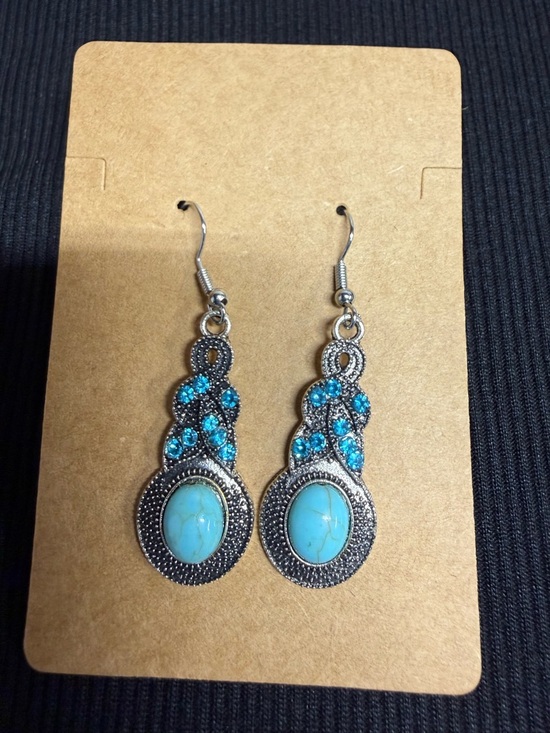 Jewelry - New Turquoise and Blue Dangle Fashion Earrings